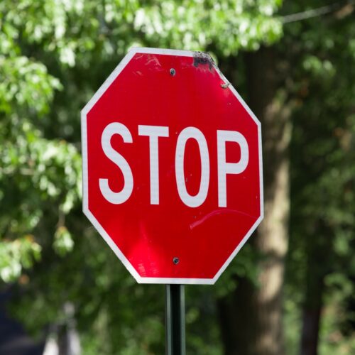 stop signage
