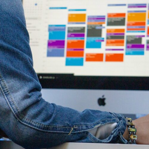 person in blue denim jeans